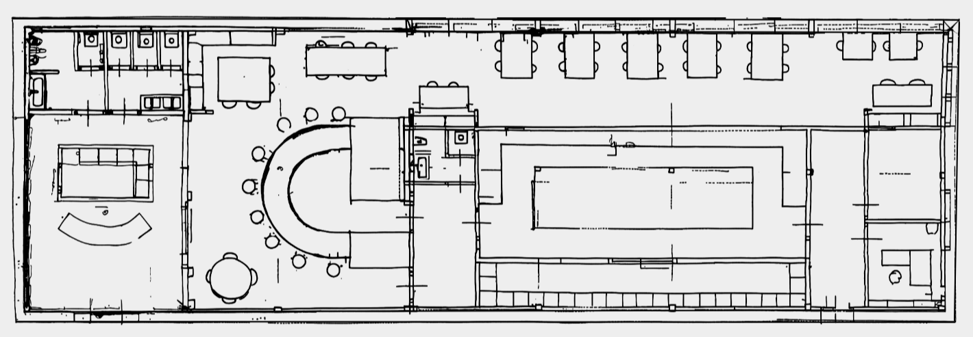 Restaurant interior view